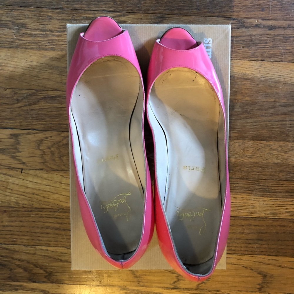 Bubblegum Pink Peeptoe Louboutins